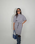 Robe Nelly avec ceinture - 3 couleurs