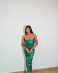 Robe Paillettes  Tropicale  - 4 couleurs